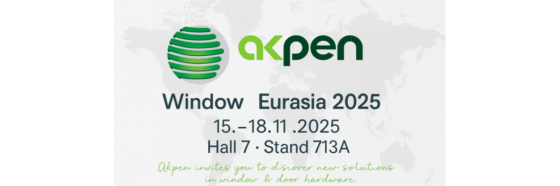 Запрошення на виставку Window Eurasia 2025 від компанії Akpen