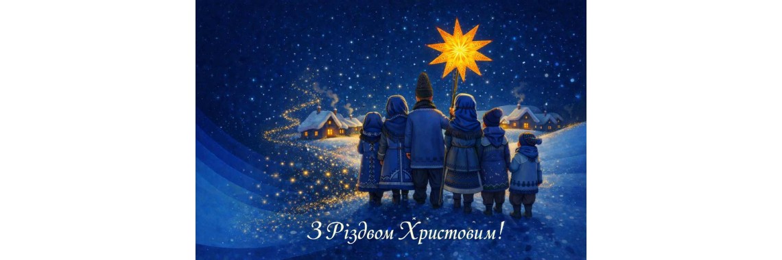 Вітаємо із прийдешнім Новим Роком та Різдвом Христовим! Вітаємо із прийдешнім Новим Роком та Різдвом Христовим!