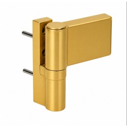 Петля дверная  усиленная  DHV-R+Р 140 кг. (с подкл.), золото F3