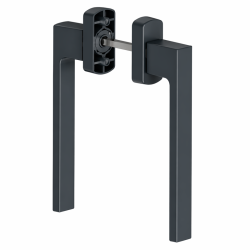 Ручка для розсувних дверей Akpen Jumbo Max, 212 мм. (D130х7; V90xM5) двостороння антрацит-грей 7016 Ручка для розсувних дверей Akpen Jumbo Max, 212 мм. (D130х7; V90xM5) двостороння антрацит-грей 7016
