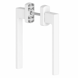 Ручка для розсувних дверей Akpen Jumbo Max, 212 мм. (D130х7; V90xM5) двостороння біла Ручка для розсувних дверей Akpen Jumbo Max, 212 мм. (D130х7; V90xM5) двостороння біла