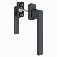 Ручка для раздвижных дверей Akpen Jumbo Max 212 мм. двухсторонняя с плоской ручкой антрацит-грей